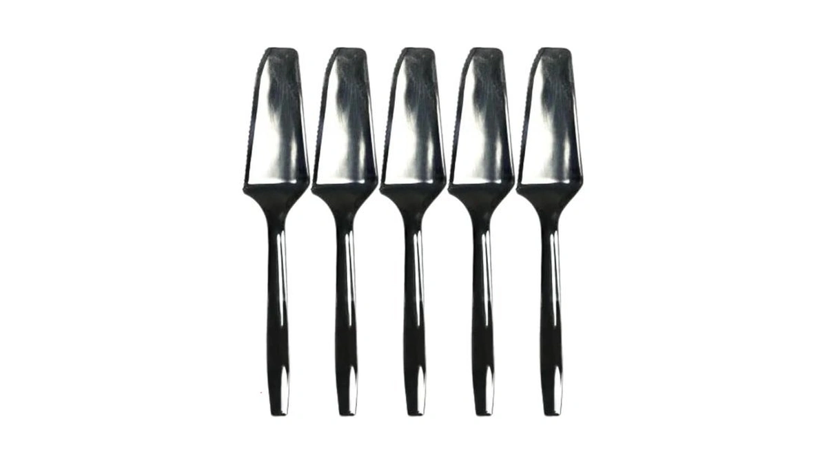 Lillian Collection Premium Silver Polished Cake Server Set - Pack