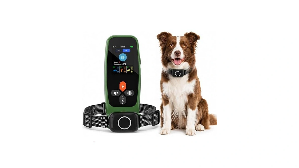 Fsitego Wireless Dog Fence System, 4‑in‑1 Electric Dog Fence With