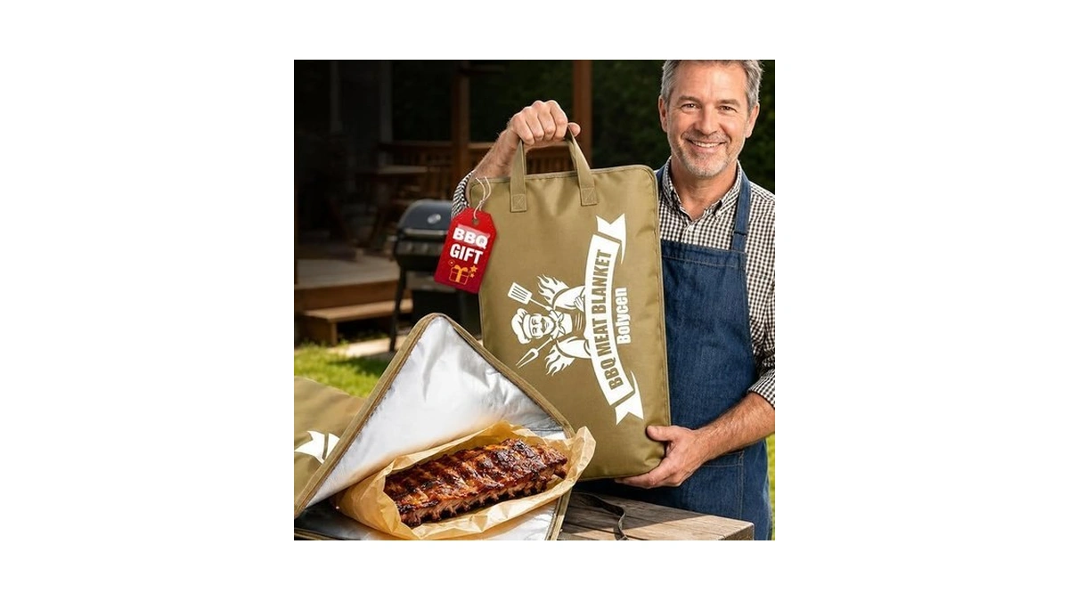Upgraded Bbq Blanket For Resting Meat -smoker Accessories Insulated Meat