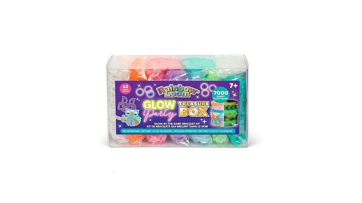 Rainbow Loom: Treasure Box - Glow-in-the-dark Edition - Diy Bands