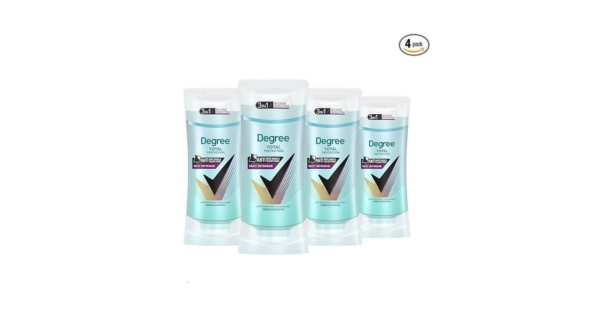 Degree 3in1 Antiperspirant Deodorant 4 Pack Sexy Intrigue 72 Hour
