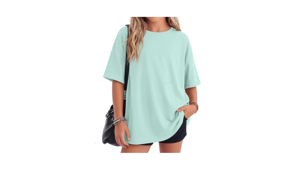 Lessonzoo Girls Short Sleeve T Shirts Kids Crew Neck Basic