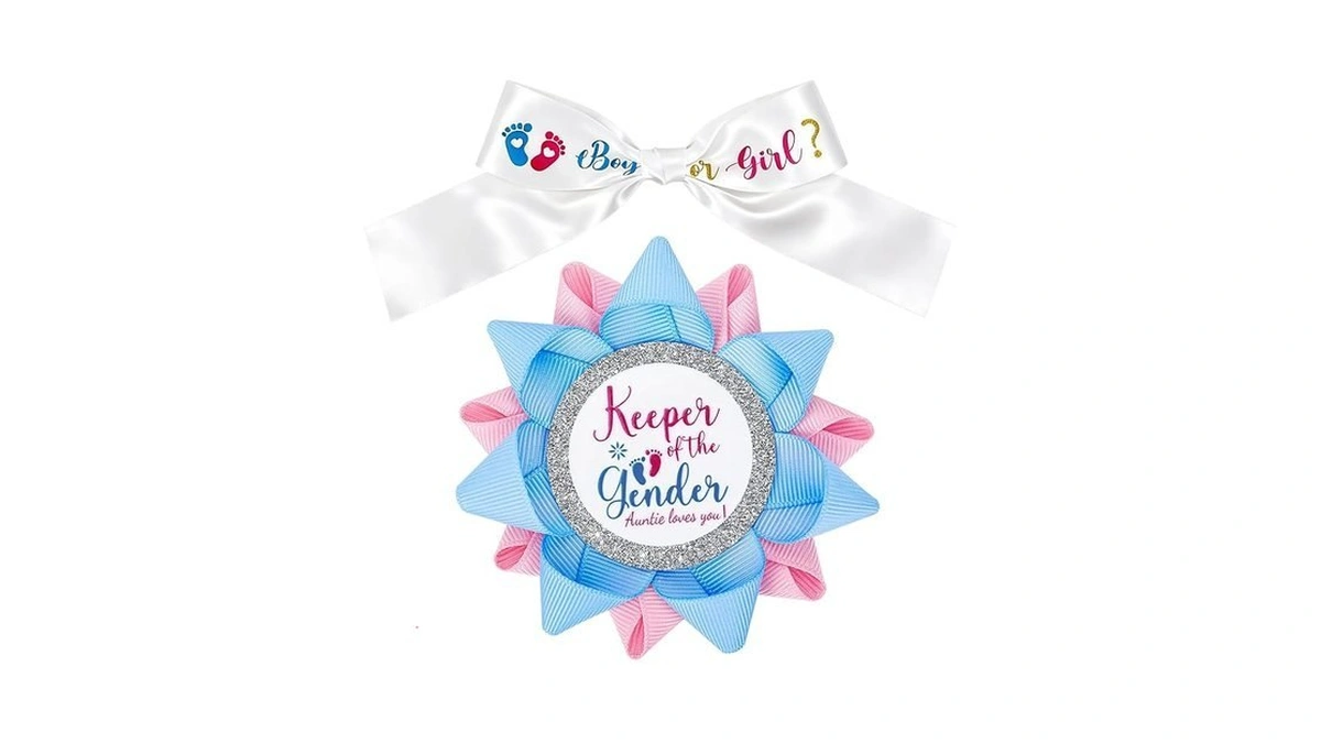 Bensbl Keeper Of The Gender Pin And Sash Set With