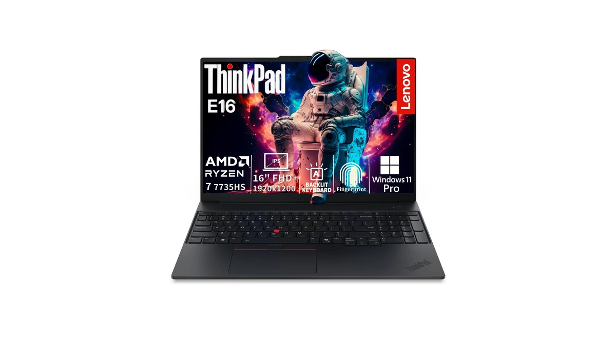 Lenovo Thinkpad E16 Gen 2 Business Laptop, 16" Wuxga Anti-glare