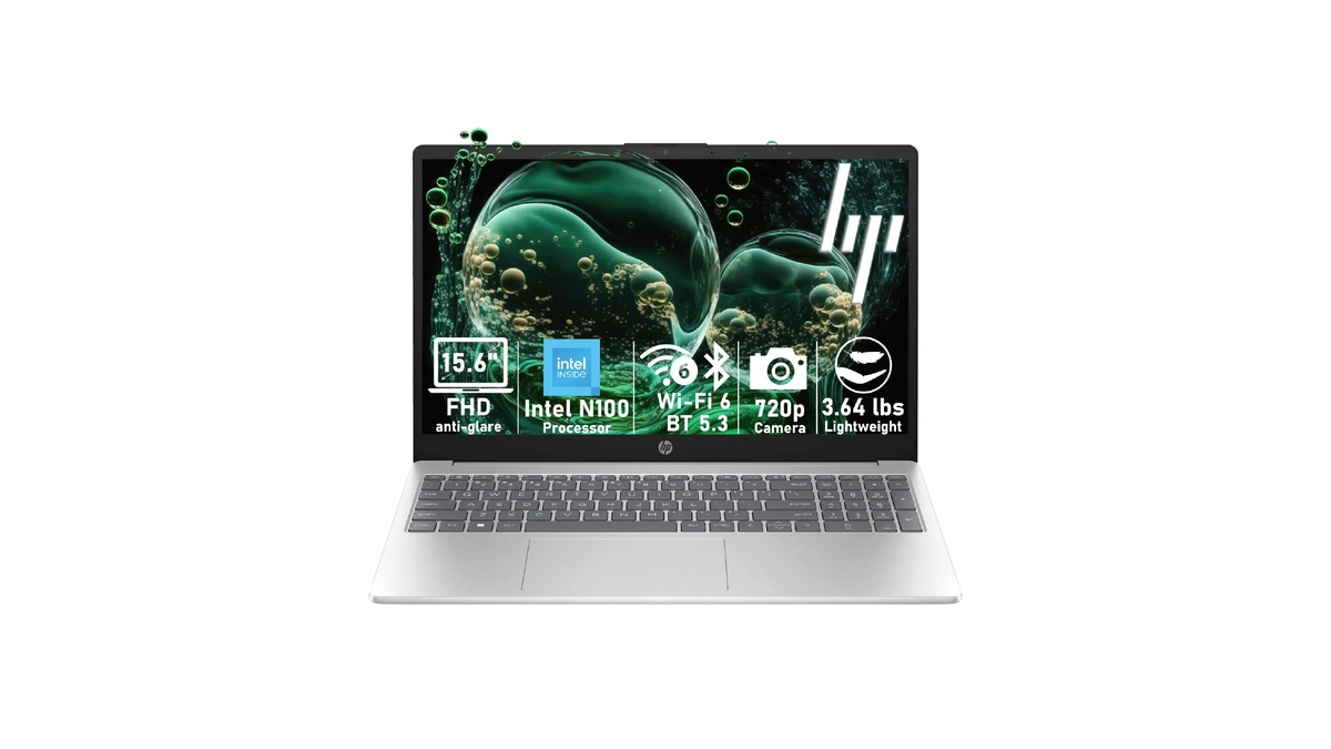 Hp 15.6" Fhd Laptop 2026 Edition With Copilot Ai, 16gb