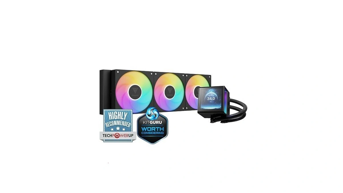 Gamdias 360mm Aio Liquid Cooler, 360mm Water Cooling Cpu Cooler