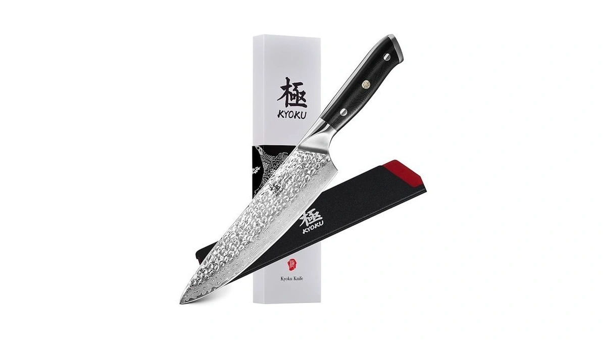 Kyoku Chef Knife - 8"- Shogun Series Japanese Style Vg10