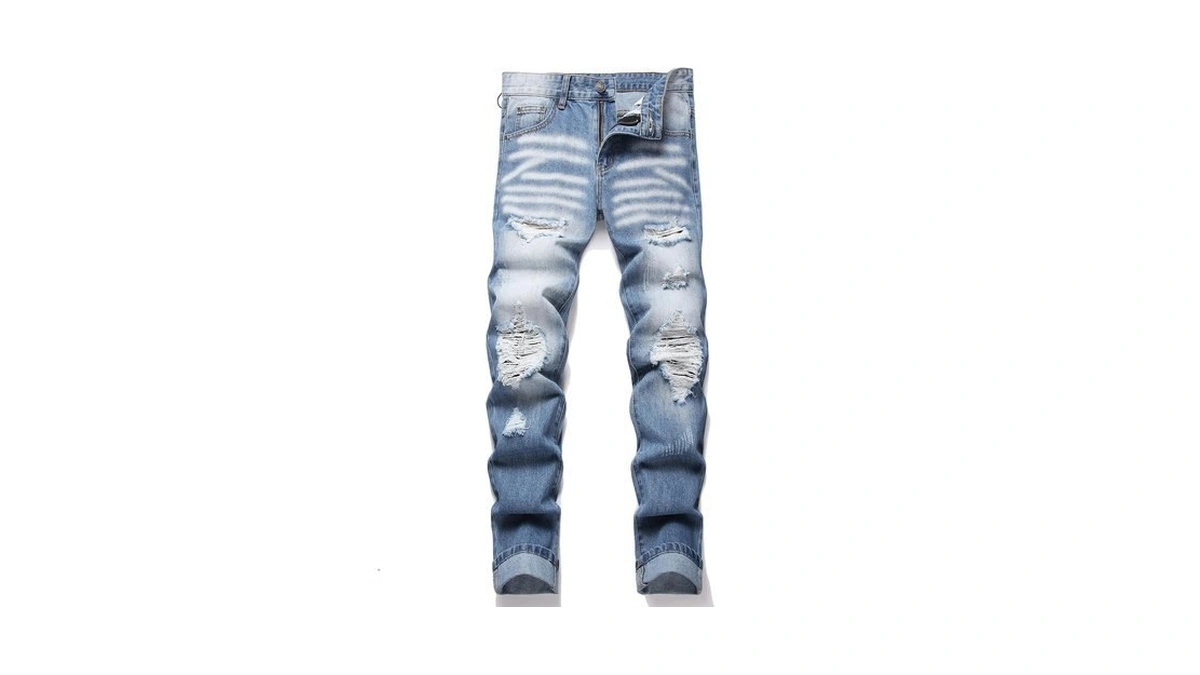 Rxxkkk Men's Regular Slim Fit Jeans (28, 711 Blue)
