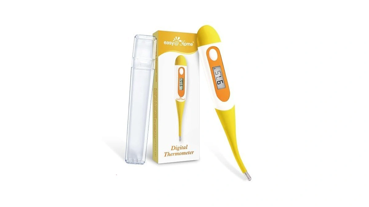 Easy@home Digital Oral Thermometer For Fever Adults: Rectal, Underarm &