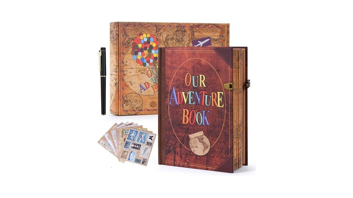 Our Adventure Scrapbook Hardcover Book – 144 Pages, 5.1 X