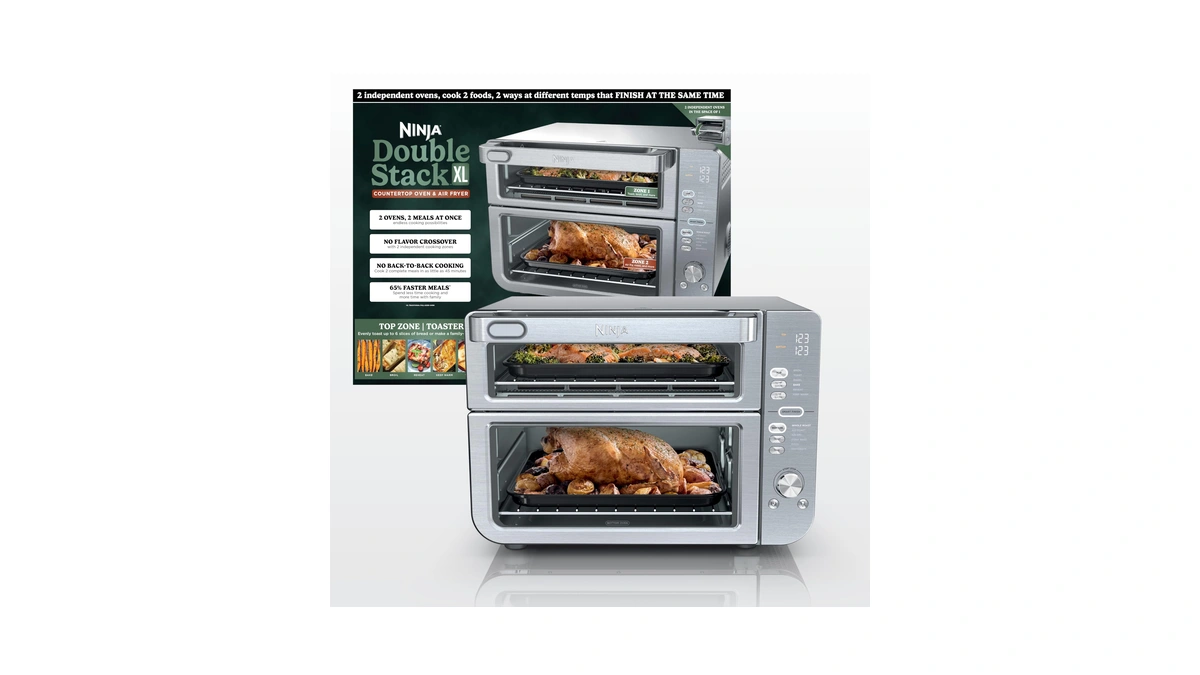 Ninja Air Fryer Toaster Oven Combo | Double Stack Xl