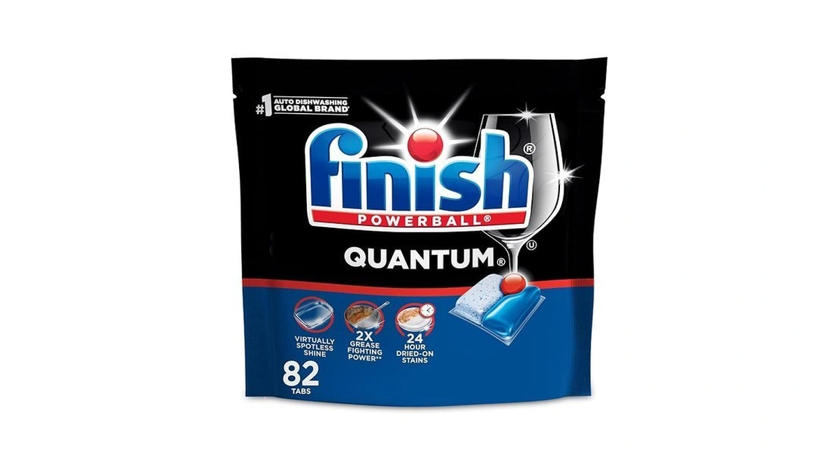 Finish Quantum Dishwasher Pods, No Pre-rinse Dishwasher Detergent Soap Removes