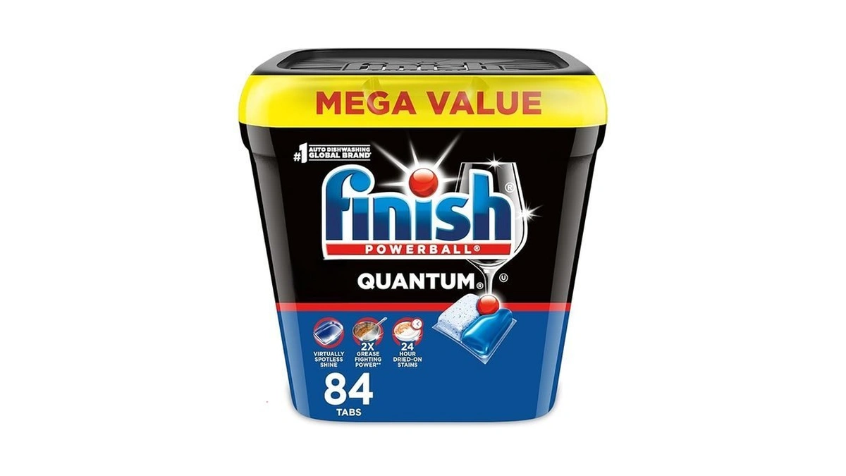 Finish Quantum Dishwasher Pods, No Pre-rinse Dishwasher Detergent Soap Removes