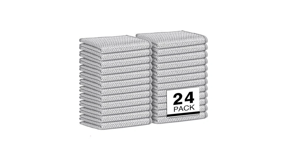 Aidea Non Scratch Wire Dishcloth 24pk, Wire Dishwashing Rag For
