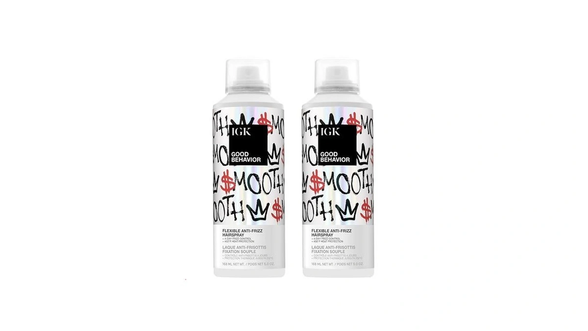 Igk Good Behavior Flexible Hairspray 2 Pack – Medium Hold