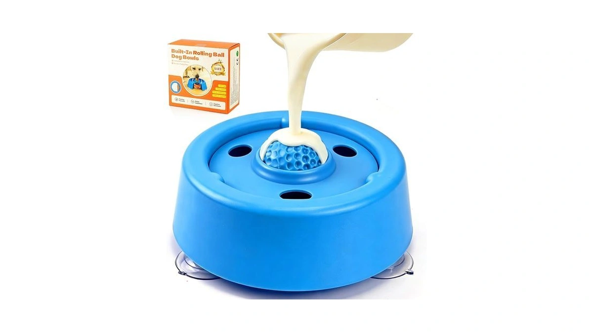 Dog Lick Bowl, Food‑grade Licking Bowl For Bone Broth &