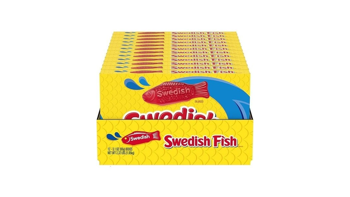 Swedish Fish Soft & Chewy Candy, Easter Candy, 12 -