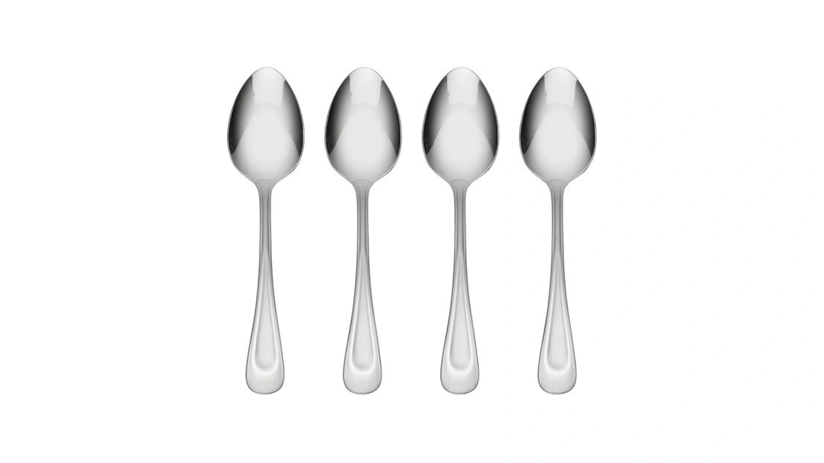 Oneida Satin Sand Dune Everyday Flatware Dinner Spoons, Set Of