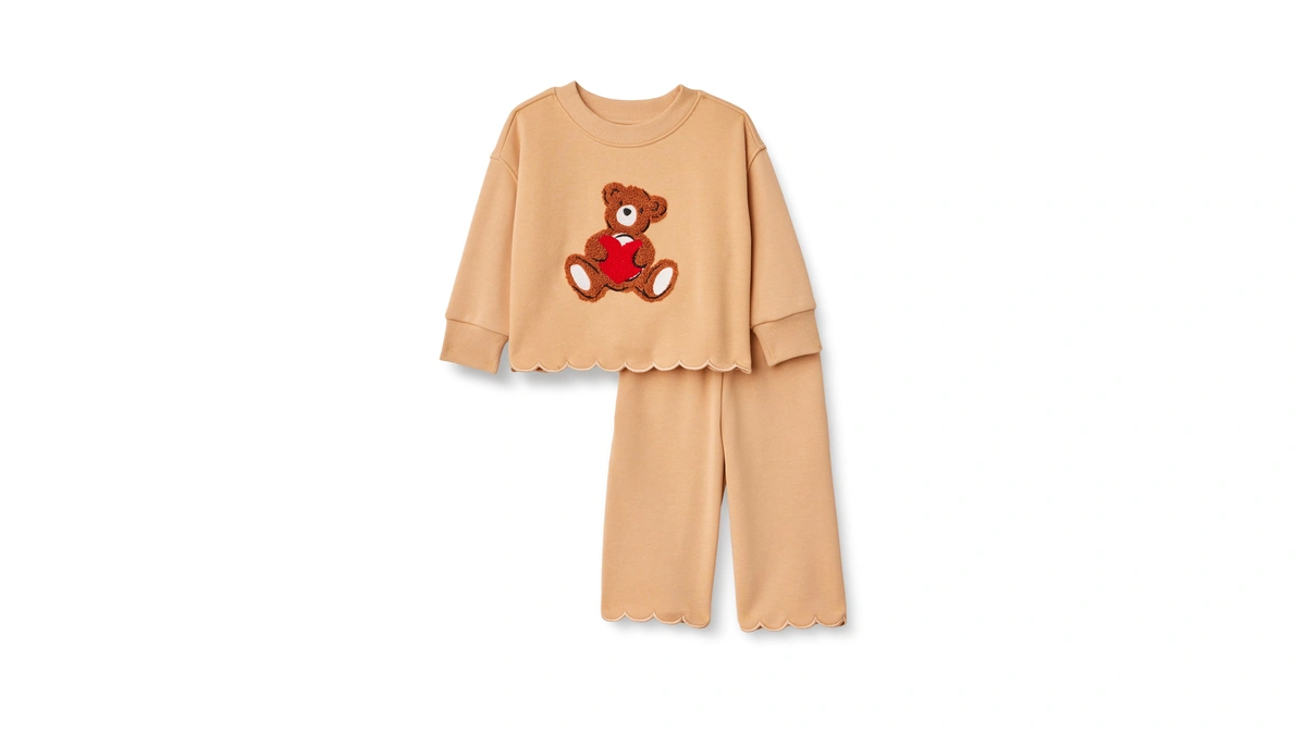 Amazon Essentials Baby Girls' French Terry Sweatshirt Pant And Top