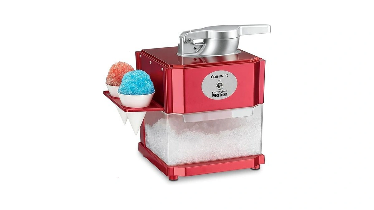 Cuisinart Snow Cone Machine, Home Shaved Ice Maker For Snow