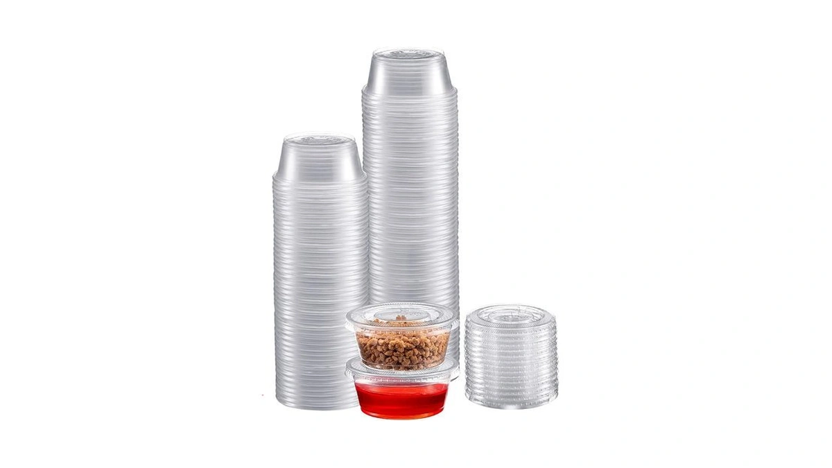 Zeml Portion Cups With Lids (2 Ounces, 100 Pack) |