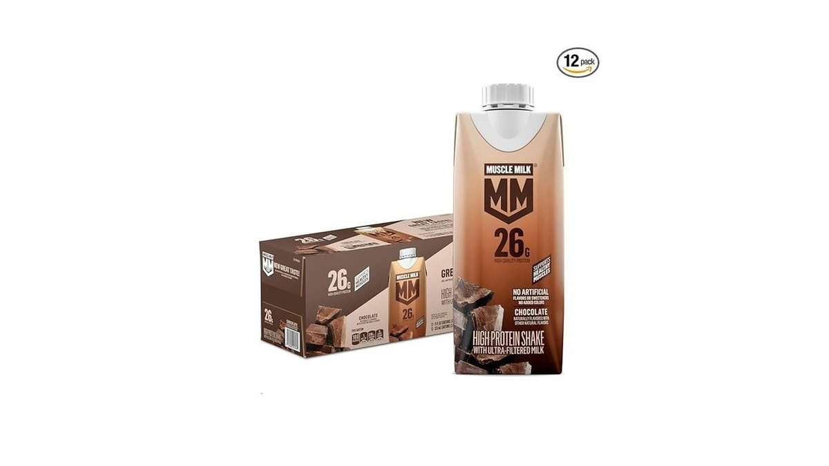 Muscle Milk High Protein Shake, Chocolate, 11 Fl Oz Cartons