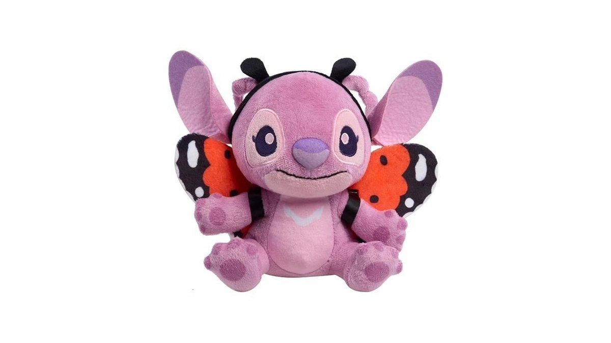Disney Stitch Goes Wild Small Plush - Angel Butterfly, Soft