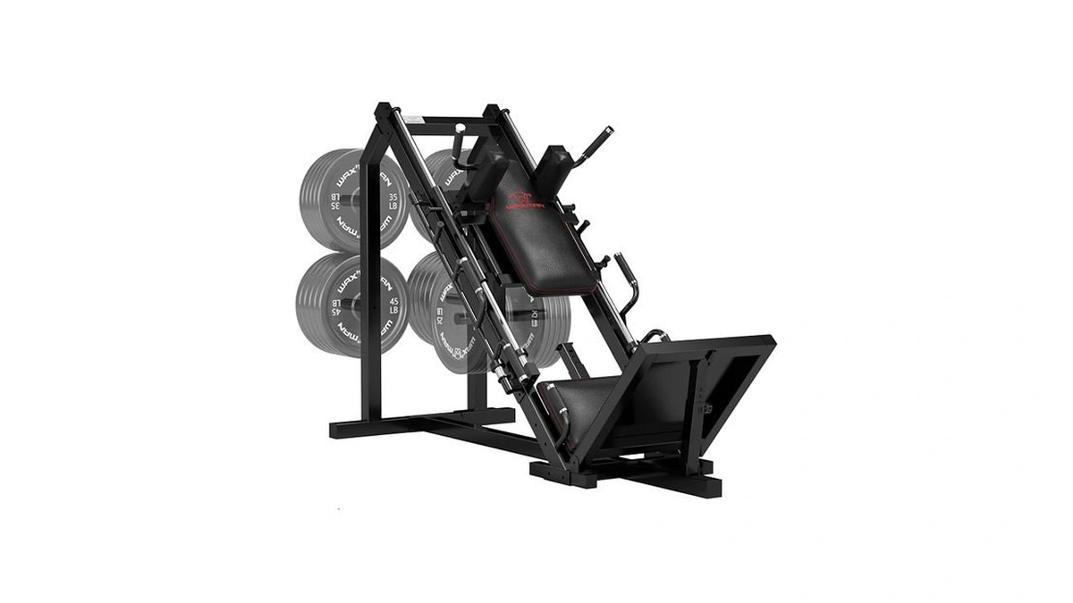 Waxman Leg Press Hack Squat Machine Combo, 2-in-1leg Exercise Machine
