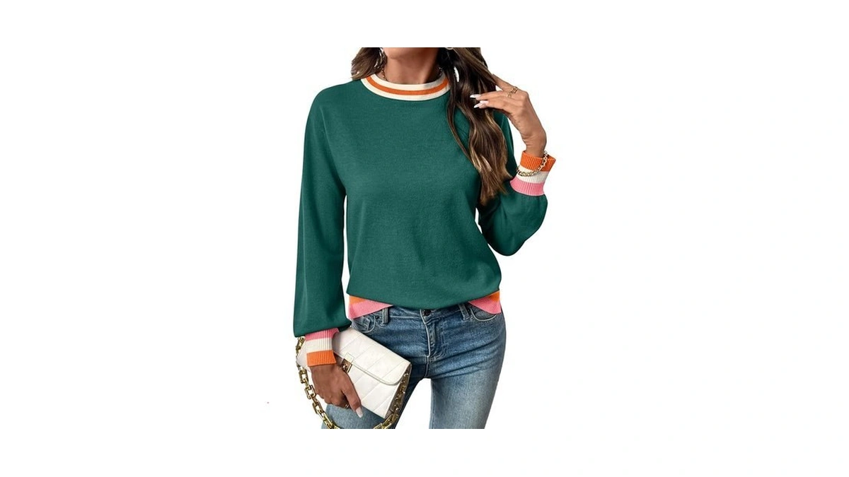 Shewin Womens Tops Dressy Casual Fall Sweaters For Women 2026
