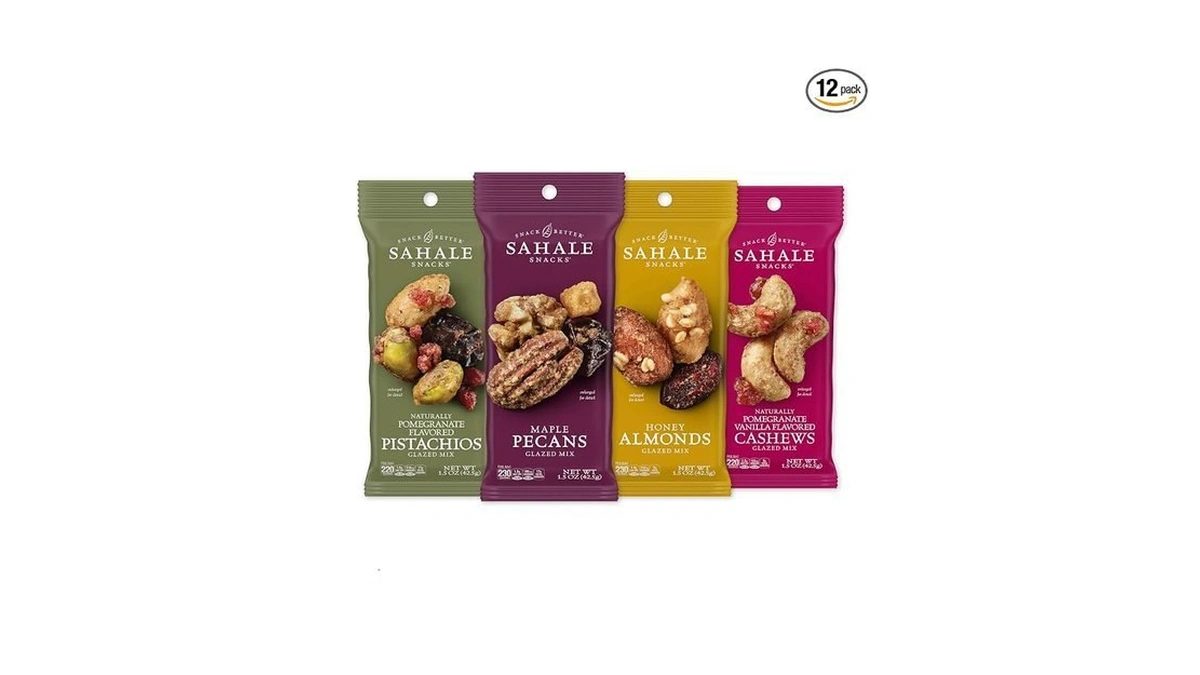 Sahale Snacks Glazed Mix Nut Blend Variety Pack, 1.5 Oz