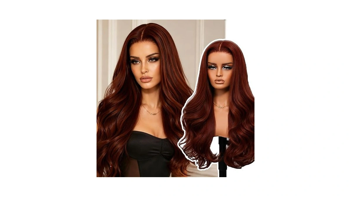 Vipizaa Ginger Synthetic Lace Front Wig Glueless Wear And Go