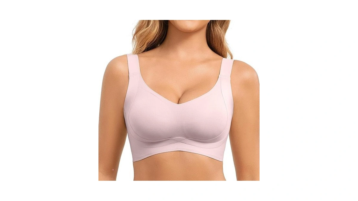 Plus Size Push Up Supportive Wireless Bras Comfort Soft No