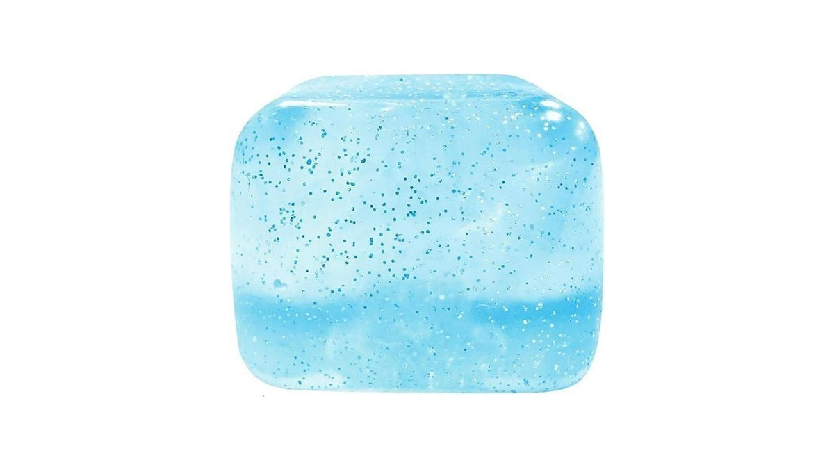 Ice Cube Squishy Stress Ball Slow Rise Squeezy Toy For