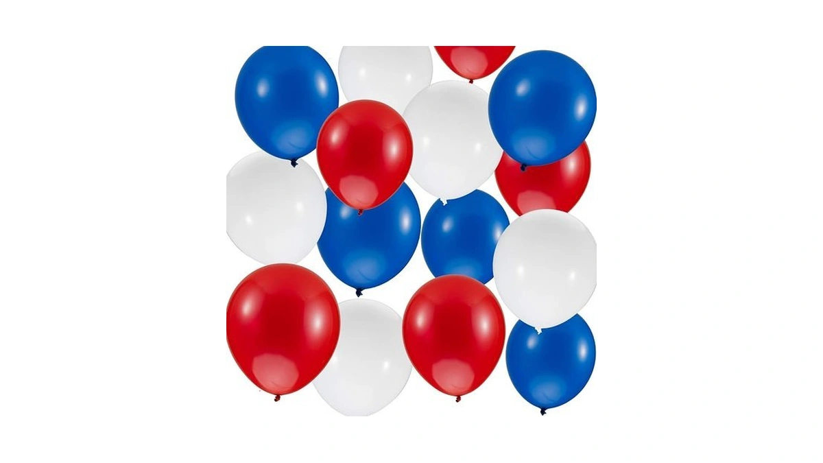 30pcs Red White And Blue Balloons - Maqihan 4th Of