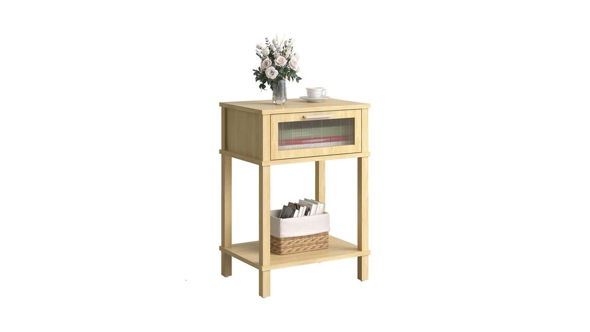Wooden Nightstand Bedside Tables