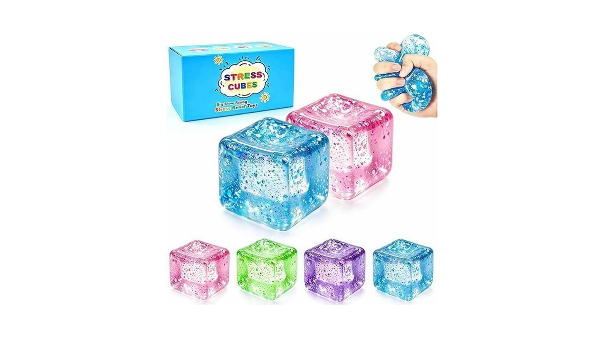 Square Squishy Squeeze Fidget Toys: Stress Relief Toys For Men