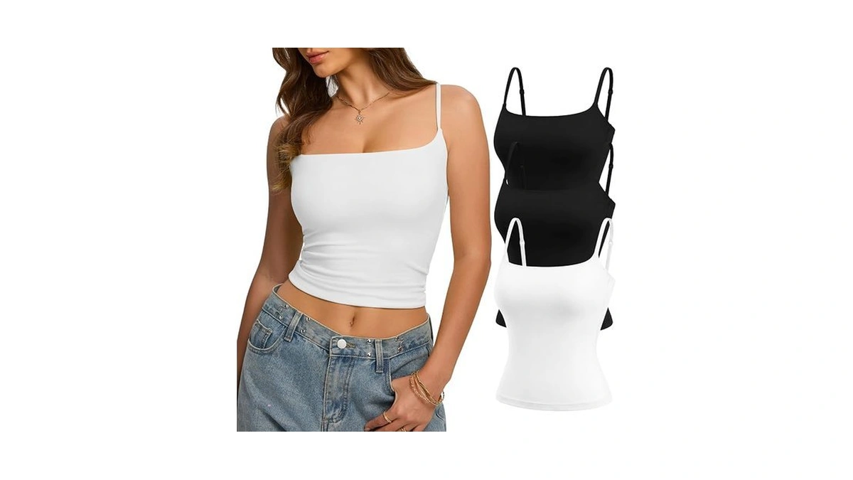 Missclub 3 Pack Going Out Tops For Women Square Neck