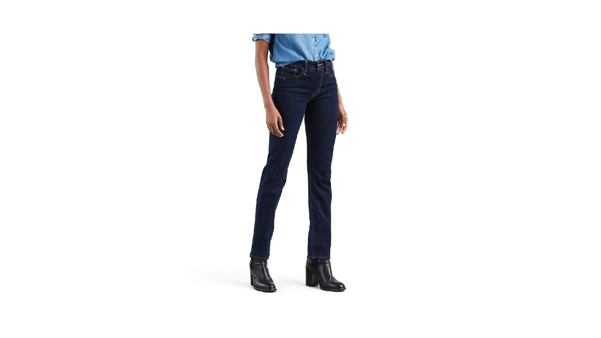 Levi's Women's 724 High Rise Straight Jeans, Cast Shadows, 28