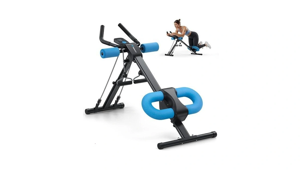Merach Ab Machine, Ab Workout Equipment, Adjustable Ab Trainer Machine