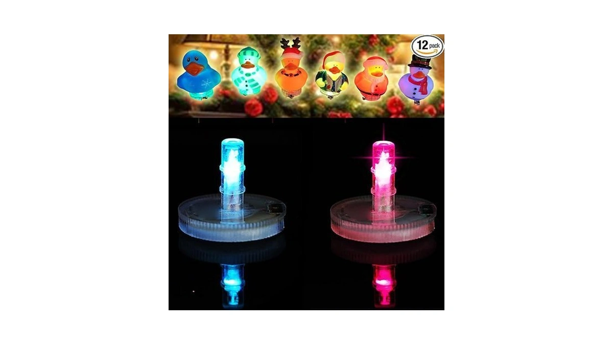 Light Up Duck Plugs, Led Plug Holder,16 Luminous Modes On-off