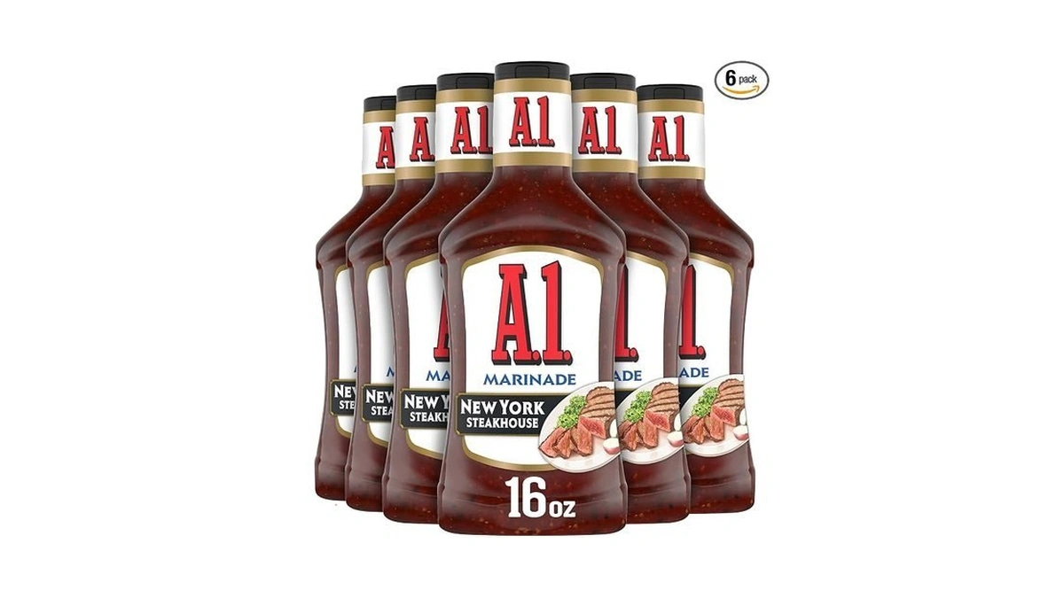 A.1. Steakhouse New York Marinade (16 Oz Bottles, Pack Of