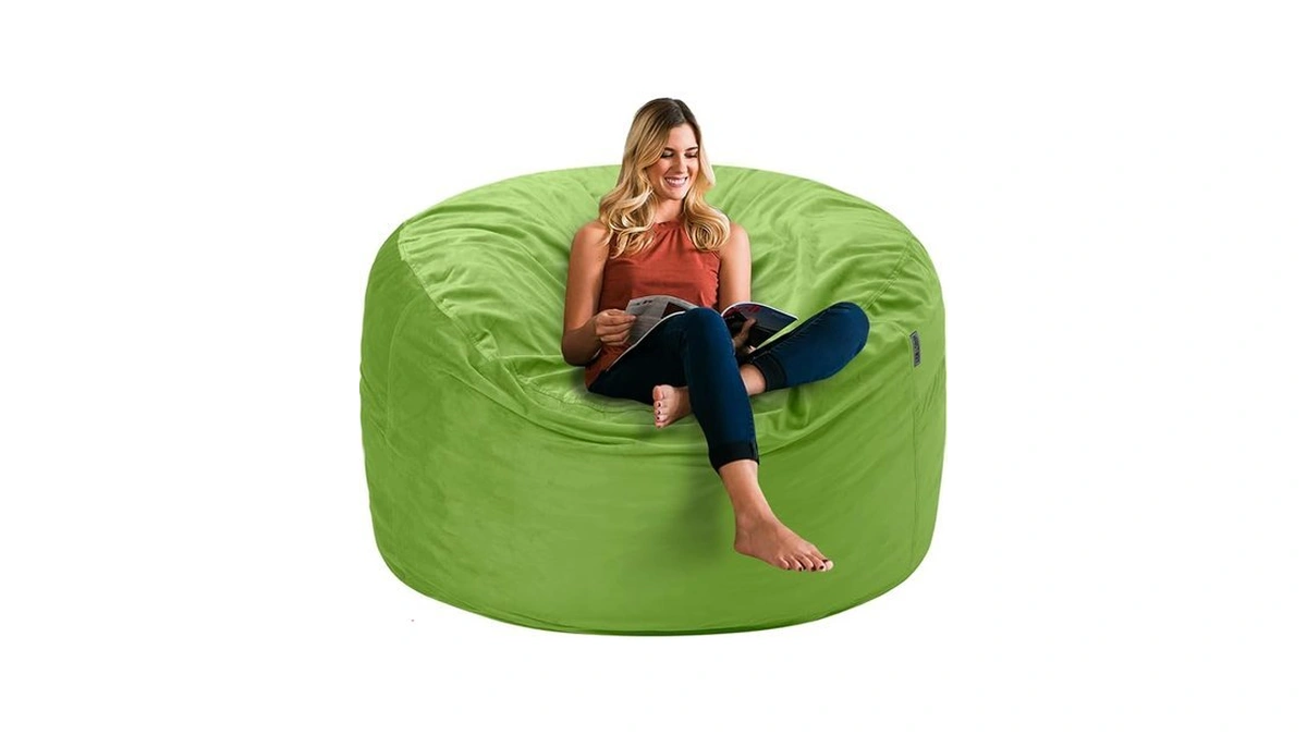 Habutway Bean Bag Chair 3ft Luxurious Velvet Ultra Soft Fur