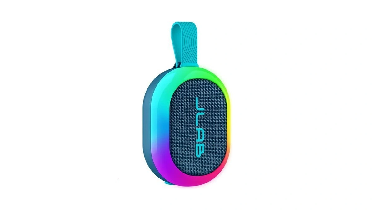 Jlab, Pop Party, Portable Bluetooth Speaker, Waterproof, Rgb Led Lighting,