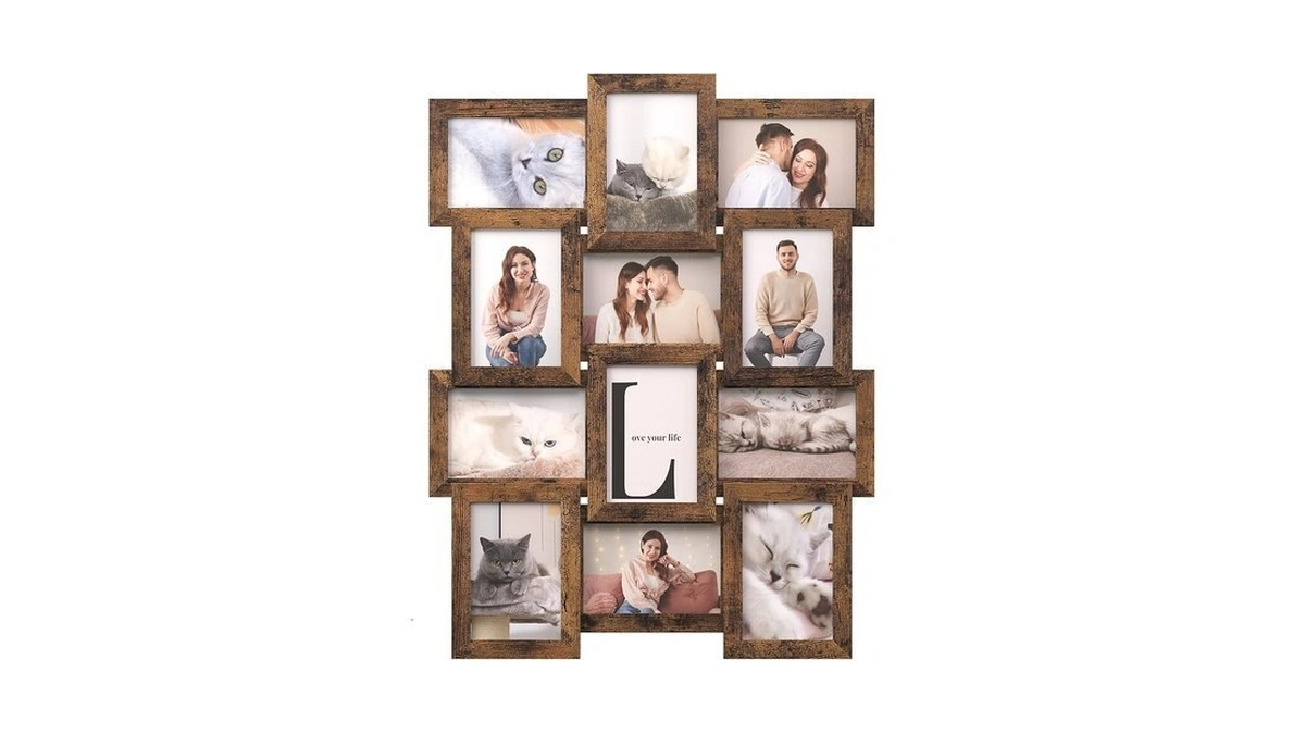 Songmics Collage Picture Frames, 4x6 For Wall Decor, Multi Family