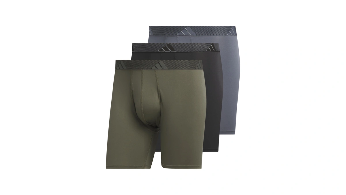 Amazon : Adidas Men's Microfiber Boxer Briefs (3-