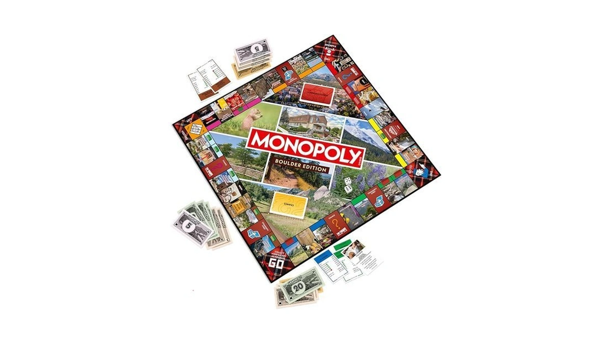 Monopoly Board Game – Boulder, Co Edition: 2-6 Players Family