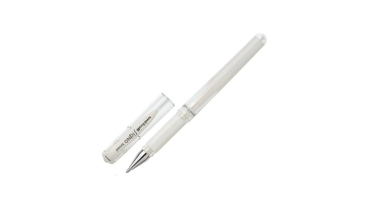 Uni-ball Impact Bold Point Gel Pen Open Stock, White