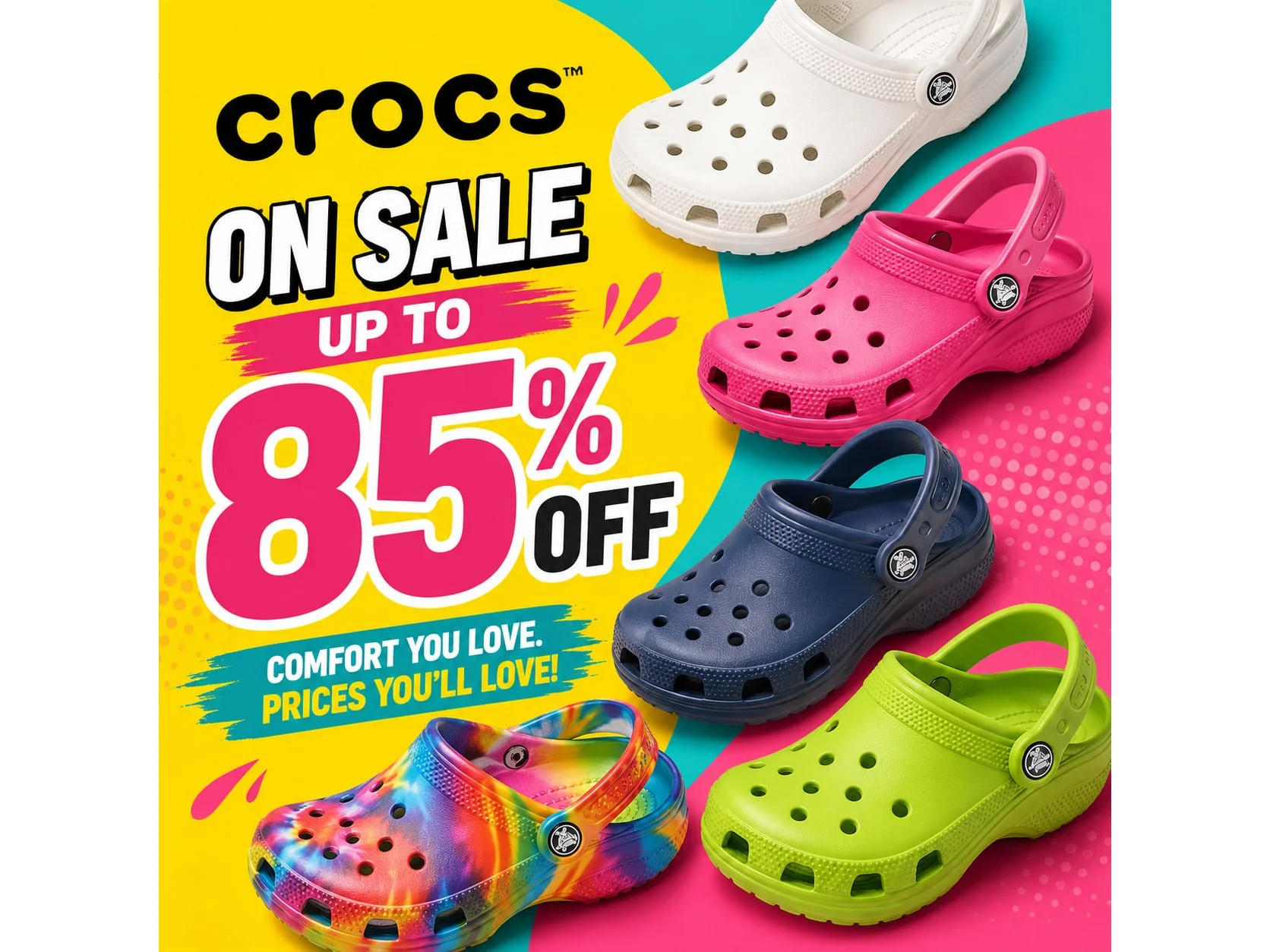 Crocs on sale