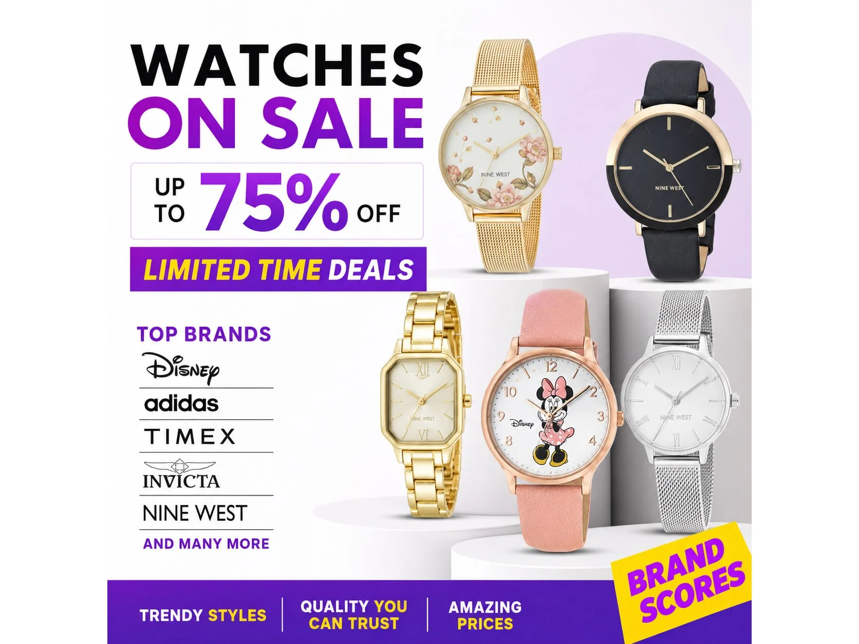 Watches on Sale - Up to 75 % Off