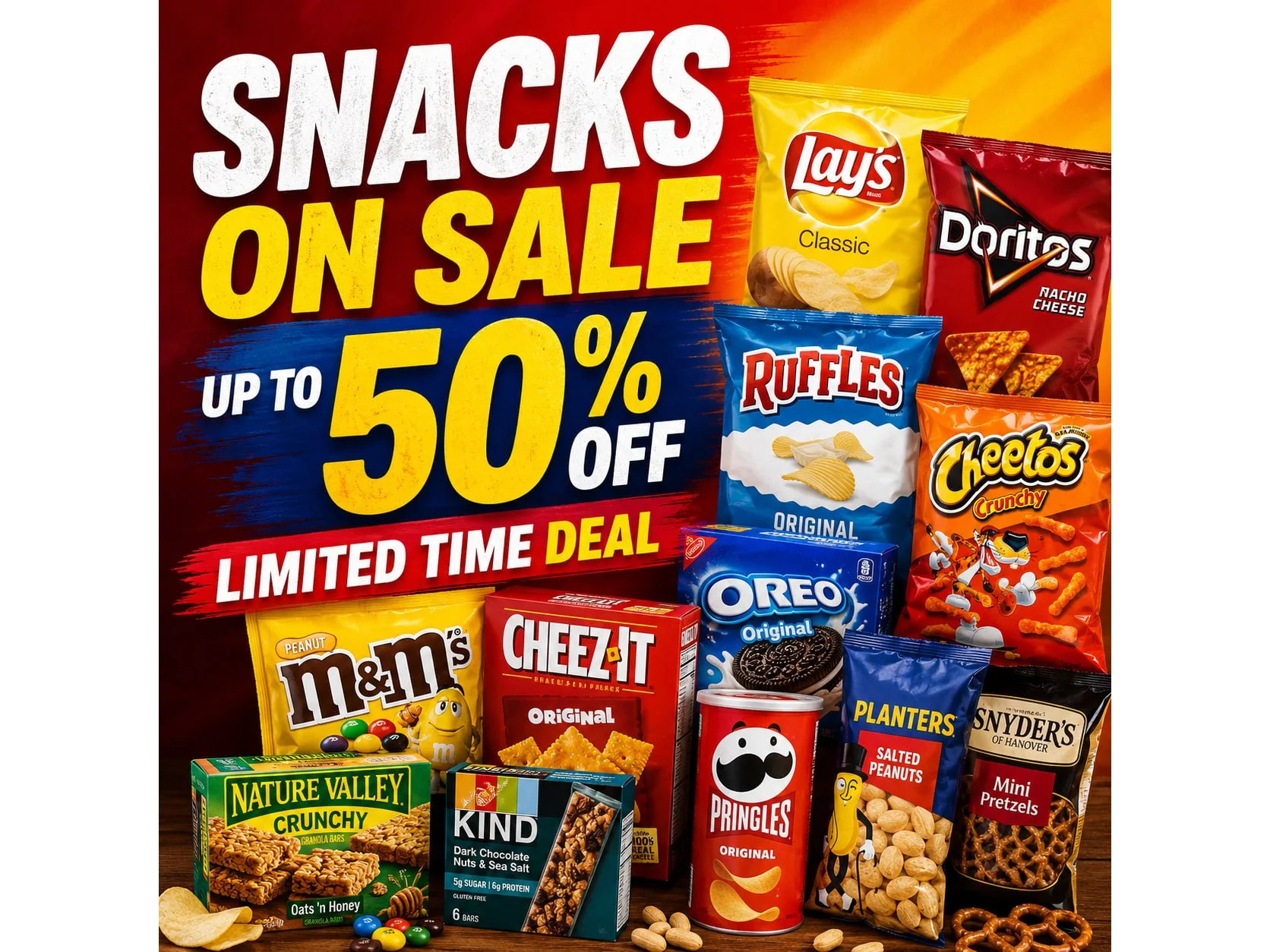 Your Favourite Snacks On Sale